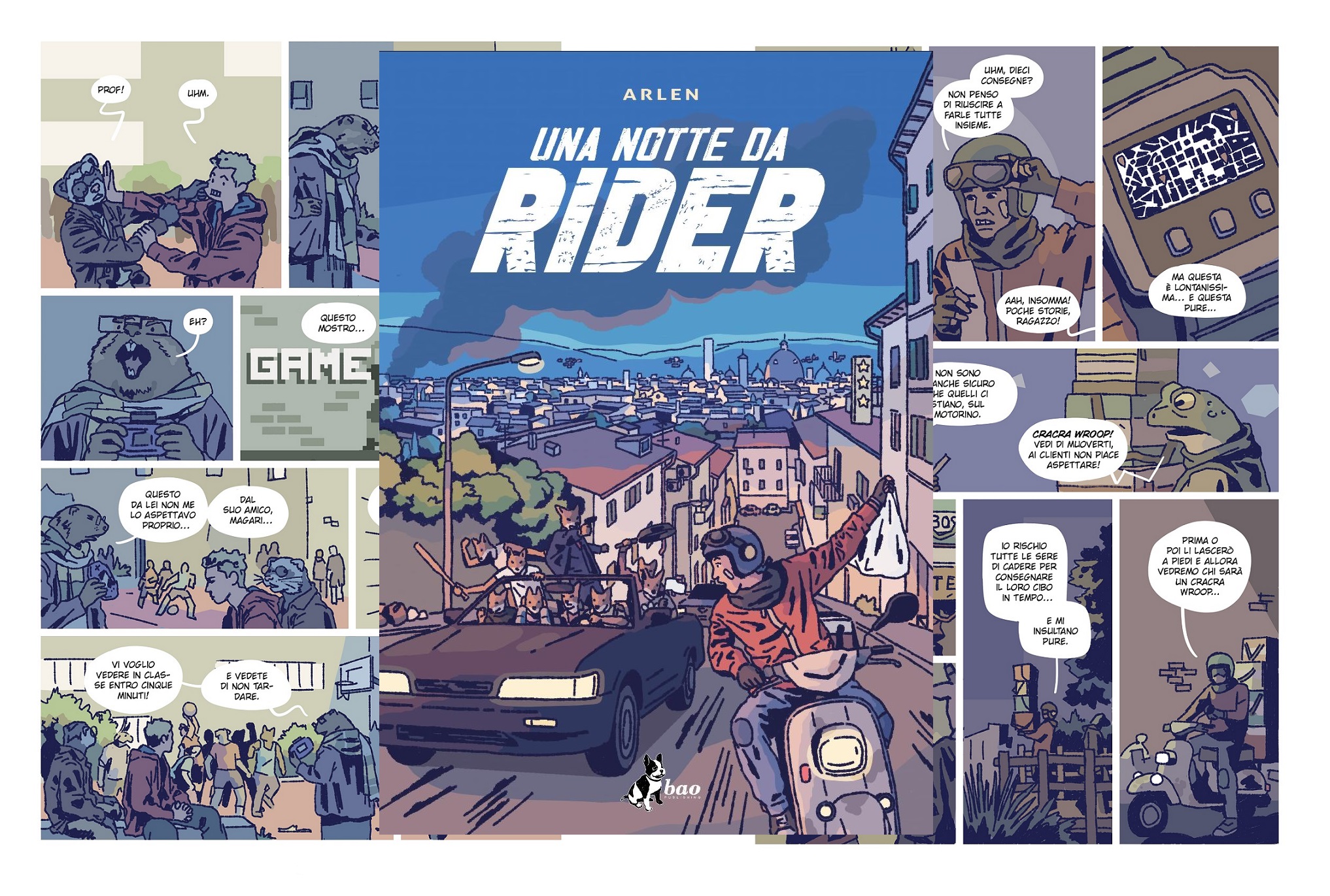 Arlen con Una notte da rider