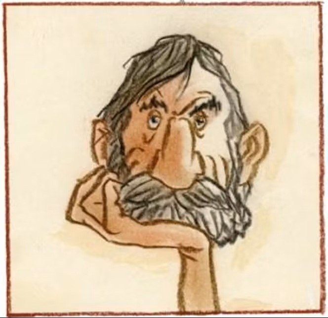 André-François Barbe autoportrait