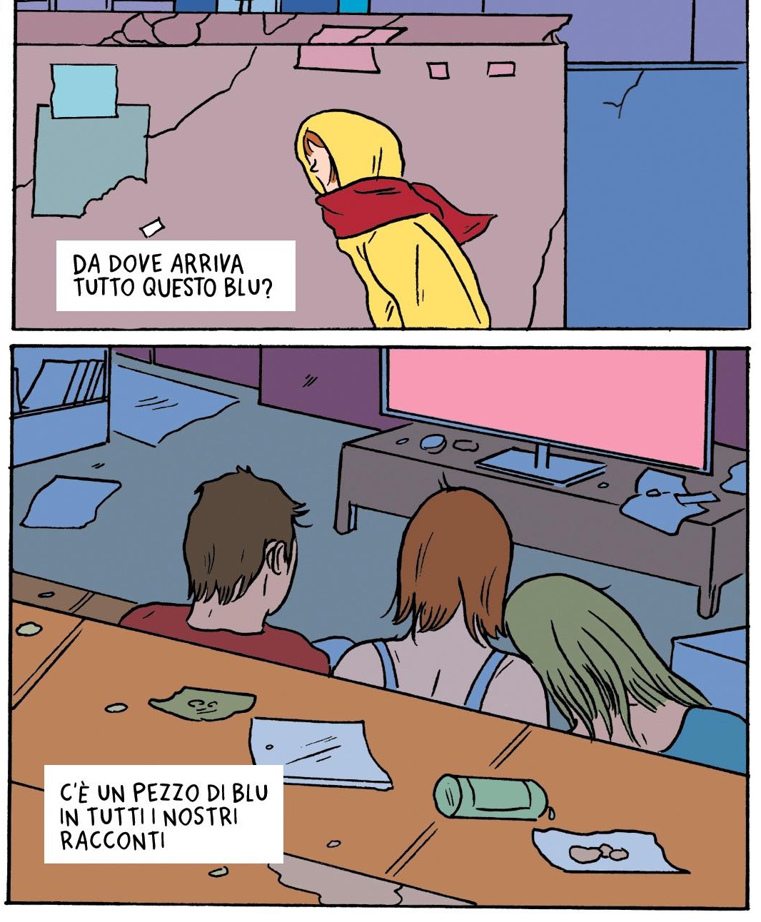 vignette di Vitt Moretta da Robe rotte: Blue Monday pubblicato su La fine del mondo n. 1