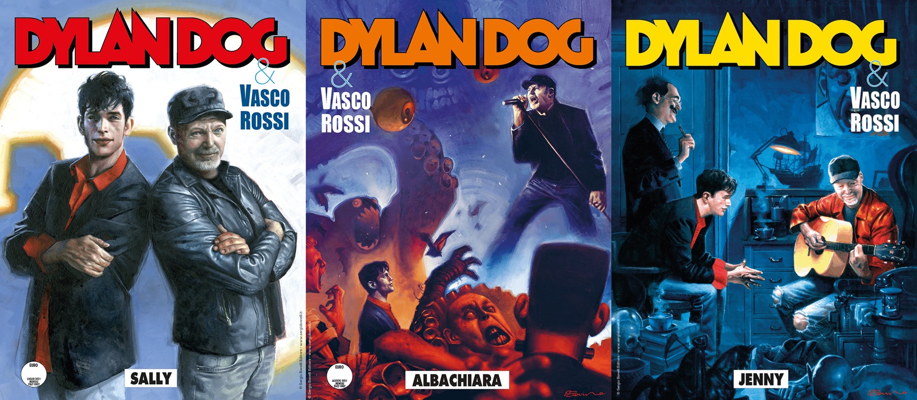 Vasco Rossi e Dylan Dog di Fabrizio De Tommaso